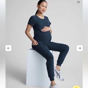 Featherweight One & Only Maternity Tee Medium Navy